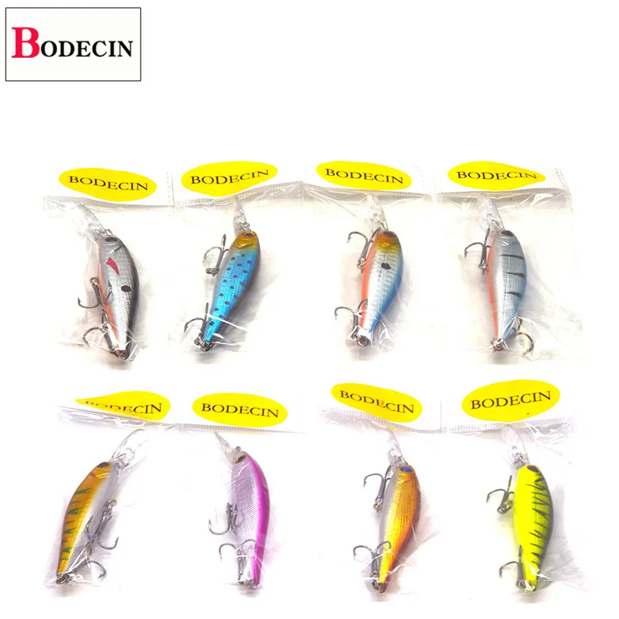 8PCS Artificial Lures For Fishing Supplies China Peche Minnow Wobbler Trolling Trolls Sea Fishing Tackle Plastics Trout Baits (20)