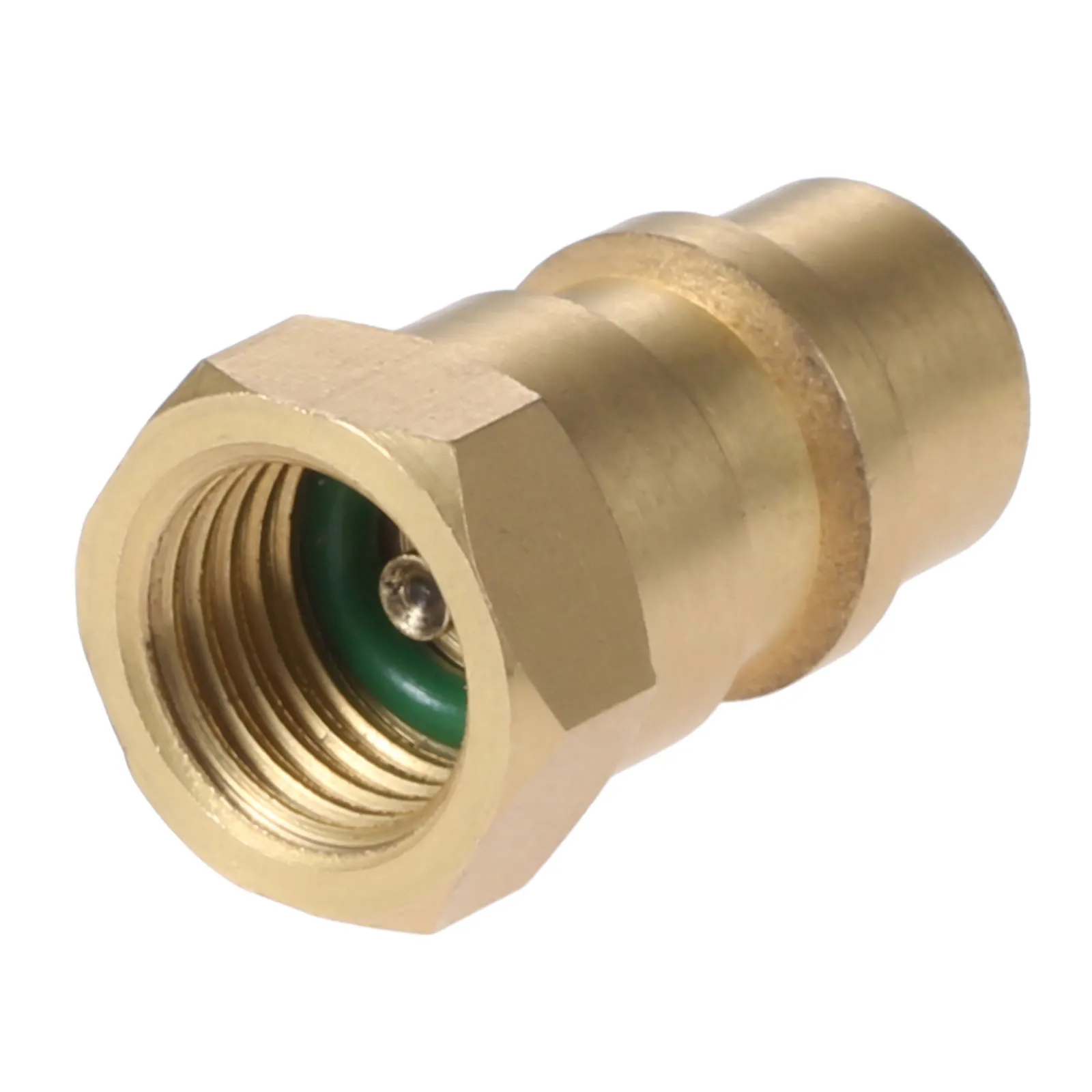 

Yetaha Car Air Conditioning R12 R22 R502 Screw to R134A Conversion Adapter Valve 1/4" SAE to 8v1 Thread