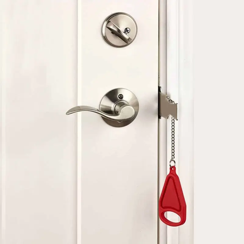 2019 Portable Door Lock Travel Hotel Door Stopper Self Defense