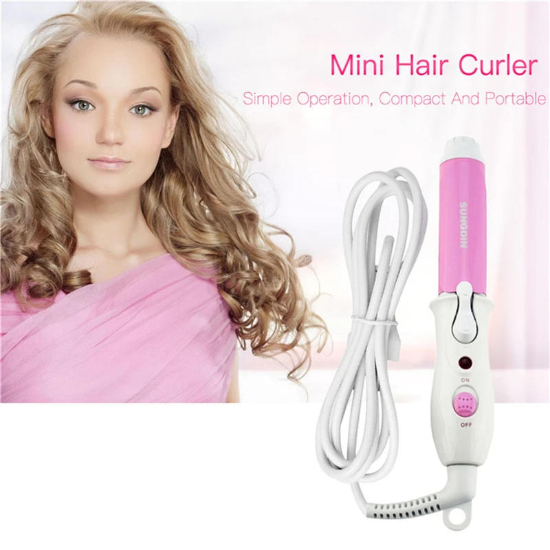 

CkeyiN Mini Portable Electric Hair Curler Personal Hair Styling Tools Hair Waver Wave Machine Professional Hair Curling Iron 30