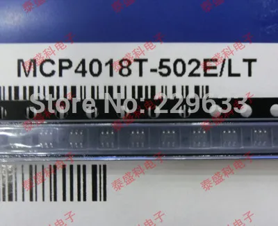 Бесплатная доставка Партия из 20 шт./лот в наличии MCP4018T-502E/LT MCP4018T MCP4018 новый