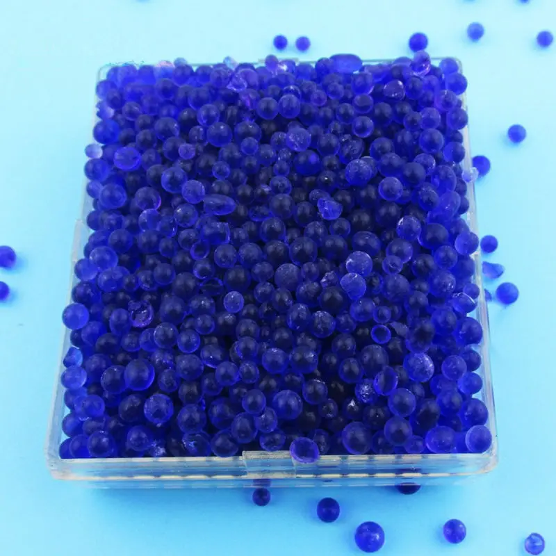 1pc Blue Silica Gel Moisture Absorber Reusable Silica Gel Desiccant Silica Gel Absorbent Box Color-Changing