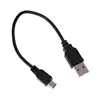 New USB Short 2.0 A Male to Mini 5 Pin B Data Charging Cable Cord Adapter ► Photo 3/6
