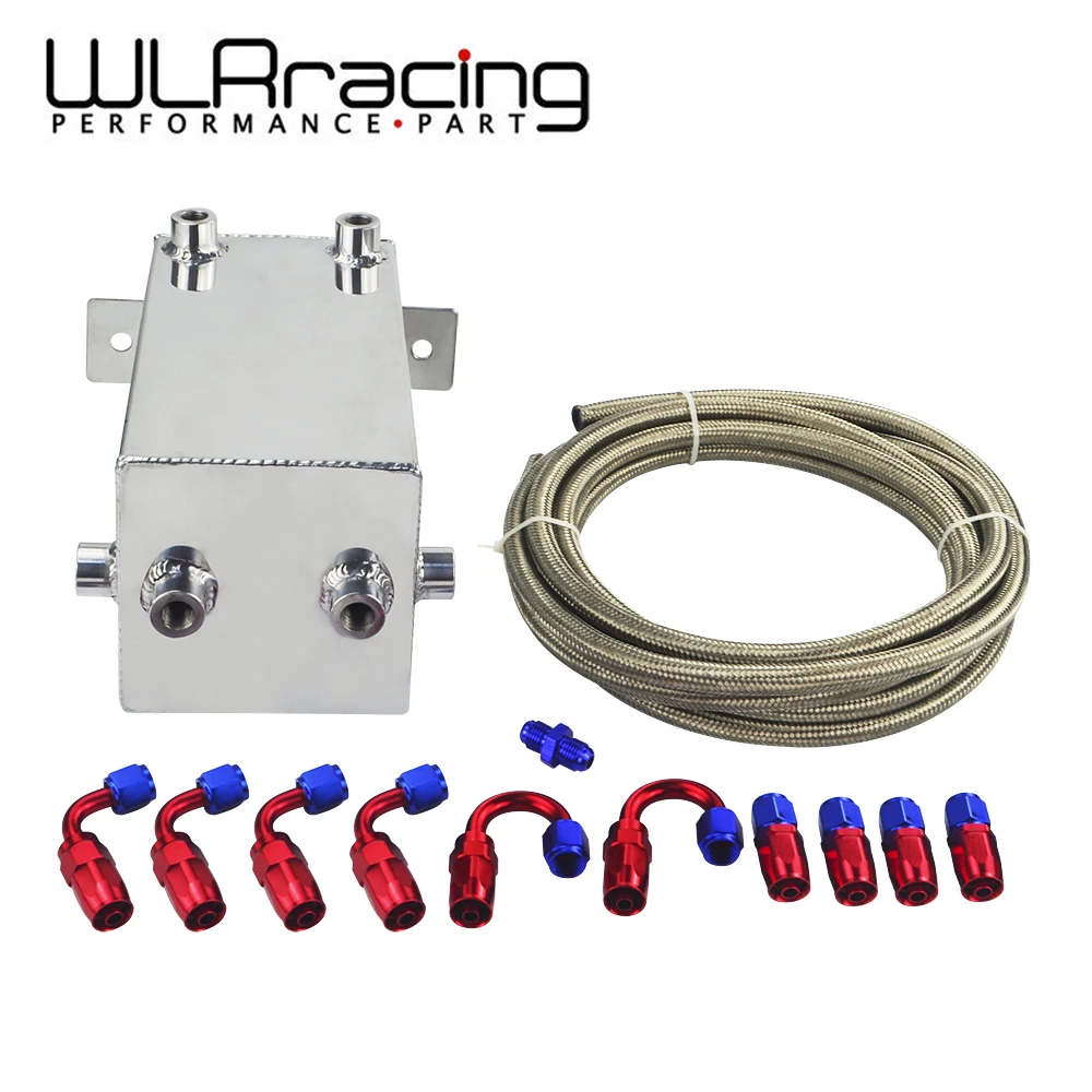

WLR RACING - PERFORMANCE FUEL SURGE TANK KIT 4LTR MIRROR POLISHED AN6 system WLR-TK32-W