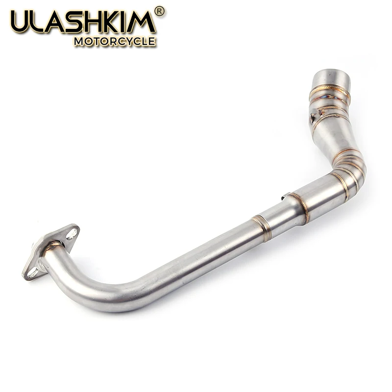 

FREE SHIPPPING Motorcycle Exhaust Pipe Scooter Front Exhaust Pipe Stainless Steel Slip On for Yamaha NMAX155 NMAX 125 2015-2017