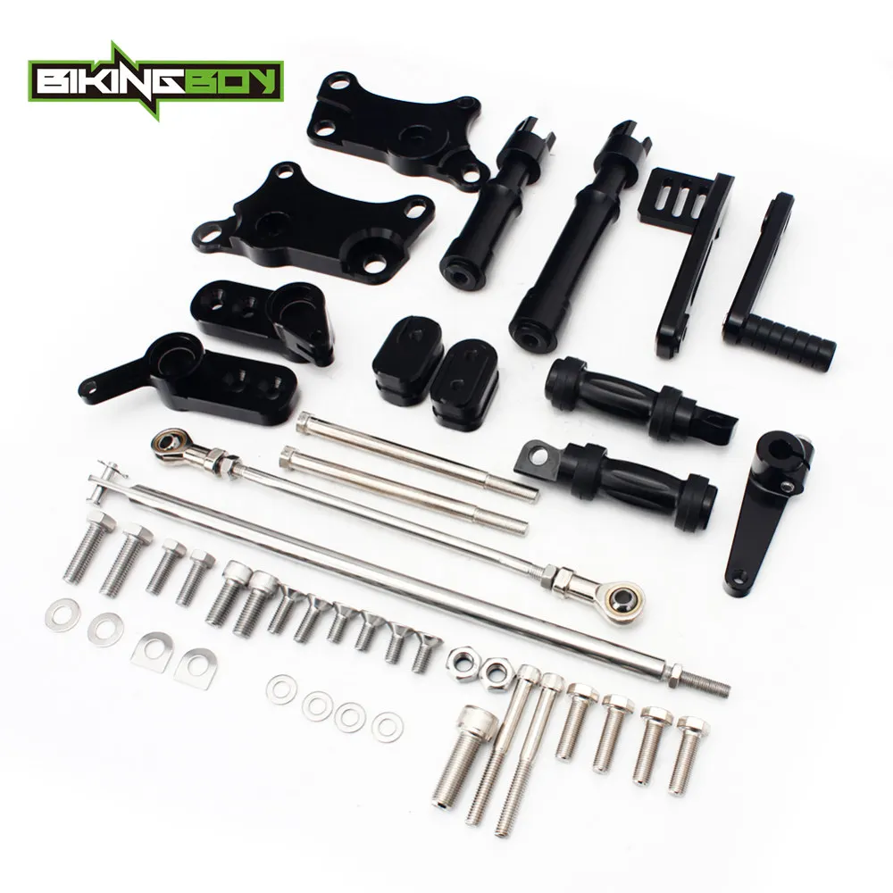 BIKINGBOY Forward Controls For Harley Sporster 883 1200 Custom XL1200C