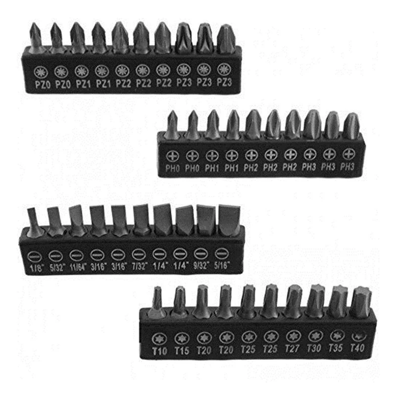 58pcs/set Screwdriver Set Slotted Torx PZ Screwdriver Repair Tool Kit DIY Fix Hand Tool Set