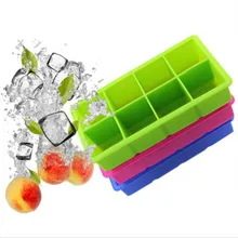 Креативный 8 большой кубик льда Большой силикон 8 квадратная силиконовая форма для льда квадратный лоток плесень льда производитель кубиков кухонные аксессуары