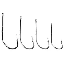 50 шт. Высокоуглеродистая сталь колючие рыболовные крючки держатели приманки для морской рыбалки
