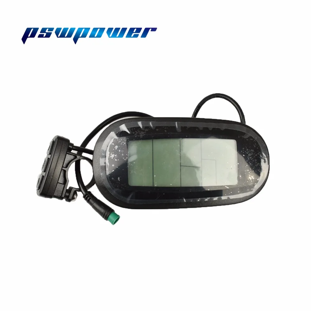 Flash Deal ebike 24V 36V 48V intelligent black KT-LCD6-USB Control Panel LCD Display Electric Bicycle bike Parts for KT controller 1