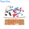 Red Blue Double Color Flashing Lights Kit Strobe NE555 + CD4017 Practice Learning DIY Kits Electronic Suite Design ► Photo 2/6