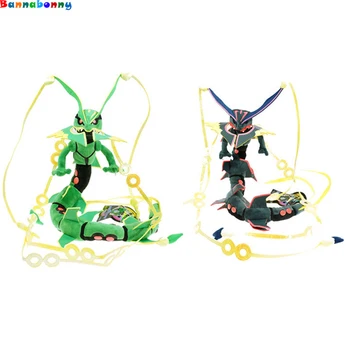

Hot Pocket Animals Cartoon plush XY Mega Rayquaza Toy 80 cm Omega Ruby Rayquaza Dragon Plush Toys Soft Stuffed Toys Doll Gifts