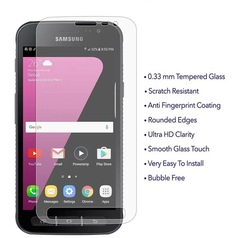 AGREAL 2.5D 0.26mm 9H Premium Tempered Glass For Samsung GALAXY Xcover 4 G390F Screen Protector Toughened Protective Film case (1)