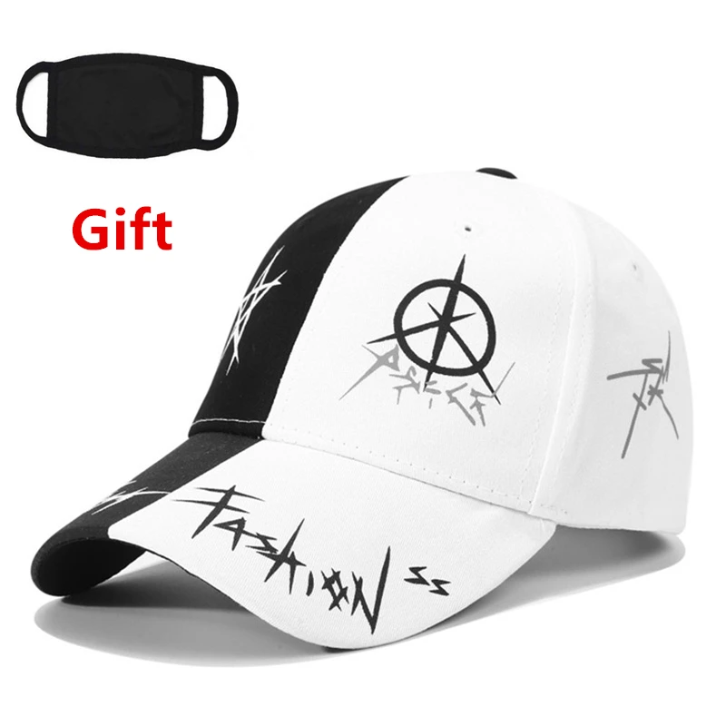 

Mask as Gift kpop baseball cap hip hop Rapper Bboy DJ men women boy girl Korean dancer cap sun hat