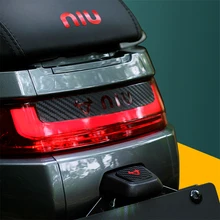 KODASKIN Мотоцикл 3D углеродного волокна Электрический автомобильный тормозной фонарь наклейка для NIU M1