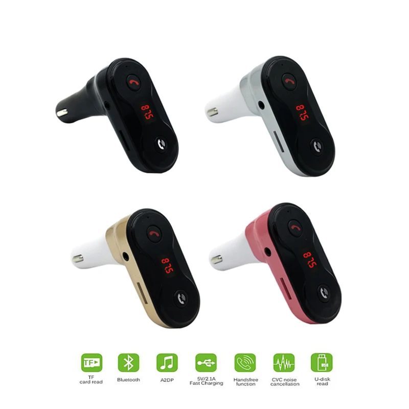 Hands free Bluetooth Car Kit G7 C8 fm передатчик модулятор Автомобильный Зарядное устройство AUX