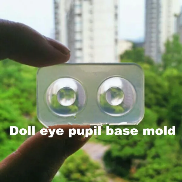 

Free shipping BJD sd doll heavy pupil eye white silicone mold base pressure,- diy bjd eye materials diy Dolls Accessories
