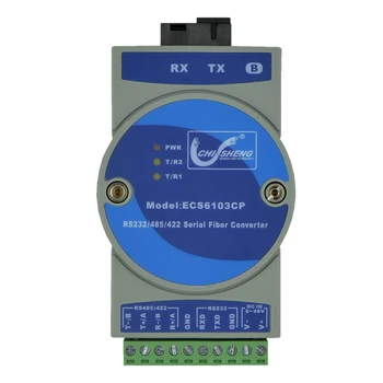 

New ECS6103CP 1 way RS232/422/2 way RS485 to fiber optic light optical transceiver 485 transceiver