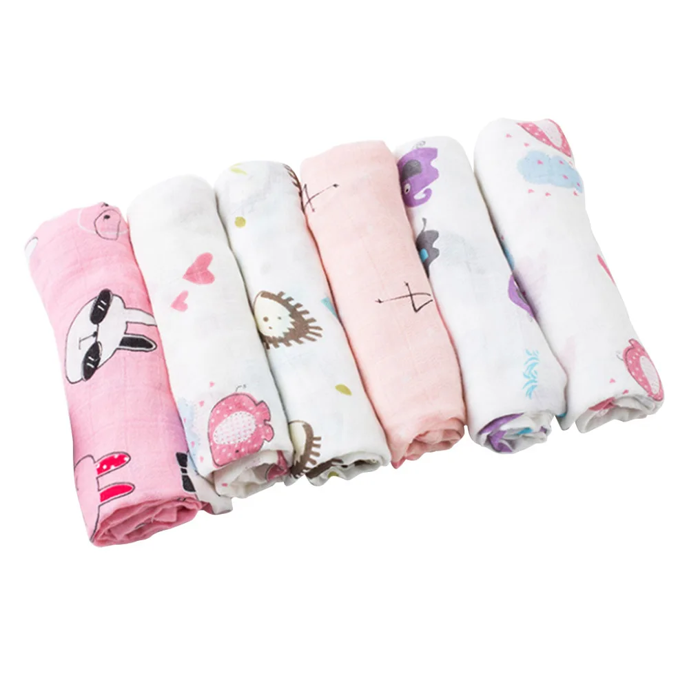 

Baby Bibs Baby Bath Towels 60*60cm Muslin Newborn Baby Washing Gauze Small Towel Cotton Soft Infant Baby Multifunctional