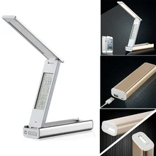 Складной авиации-Класс Алюминий USB свет книга цифровые часы Запасные Аккумуляторы для телефонов светодиодный Портативный Гибкая чтение Портативный Батарея лампа