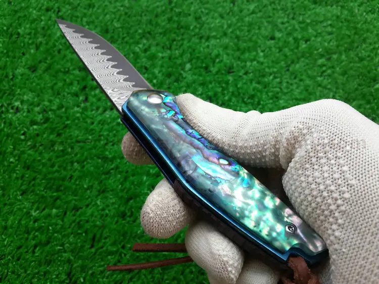 Дамасская сталь складной нож для очистки овощей коллекция ножей