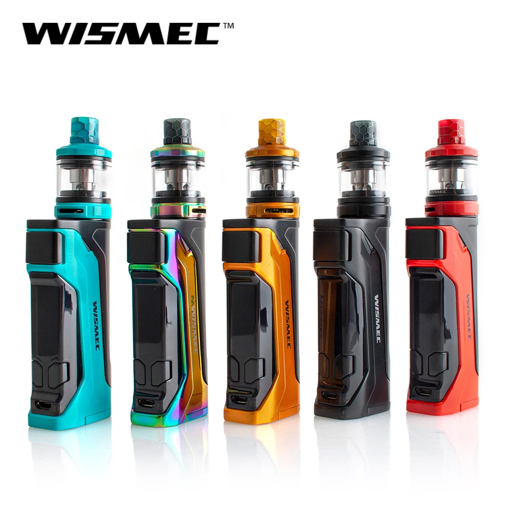 

IN STOCK Original Wismec CB-80 Kit with AMOR NS Pro Tank 2ml with WS01 Triple 0.2ohm Head/WS04 MTL 1.3ohm Head 80W Output Vape