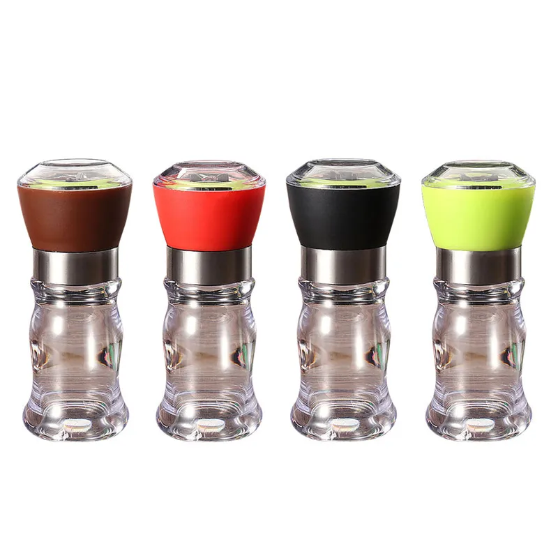 High Quality Stainless Steel Manual Salt Pepper Spice Mill Grinder With Cover Ceramic Kitchen Tools Pepper Mill Grinding Grinder - Image 2