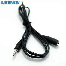 LEEWA Stero 3.5mm Macho para 3.5mm Feminino de Áudio Cabo de Extensão # CA3827
