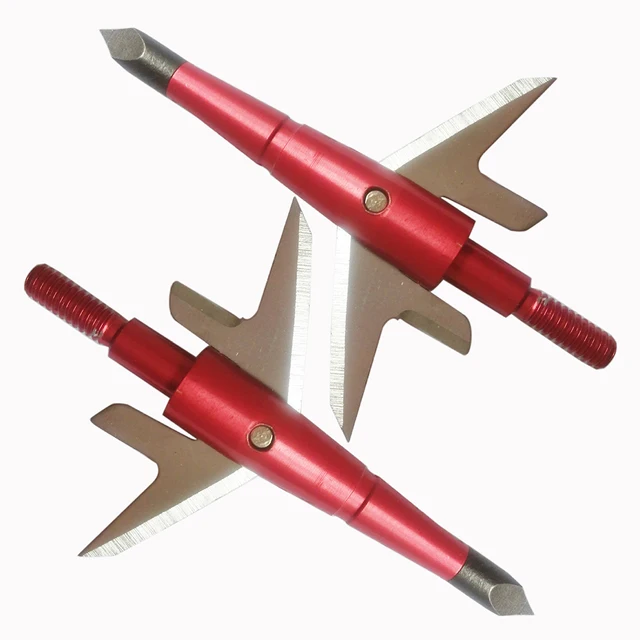 Buy 6ps/pack 2colors 100grain Bison Hunting Arrow Head