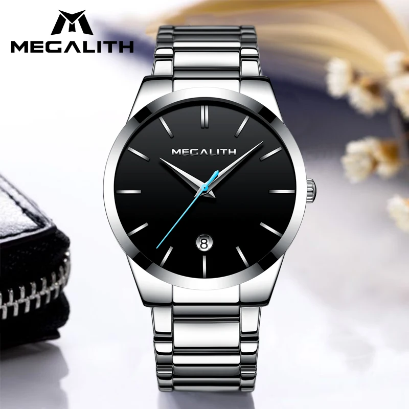 Relojes Mujer 2018 MEGALITH мужские часы модные повседневные кварцевые для мужчин