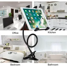 Universal Car 360 Degree Rotating Flexible Clip-on Holder Mount Kit Hands Free Gooseneck Mount for Phone Tablet XXM8