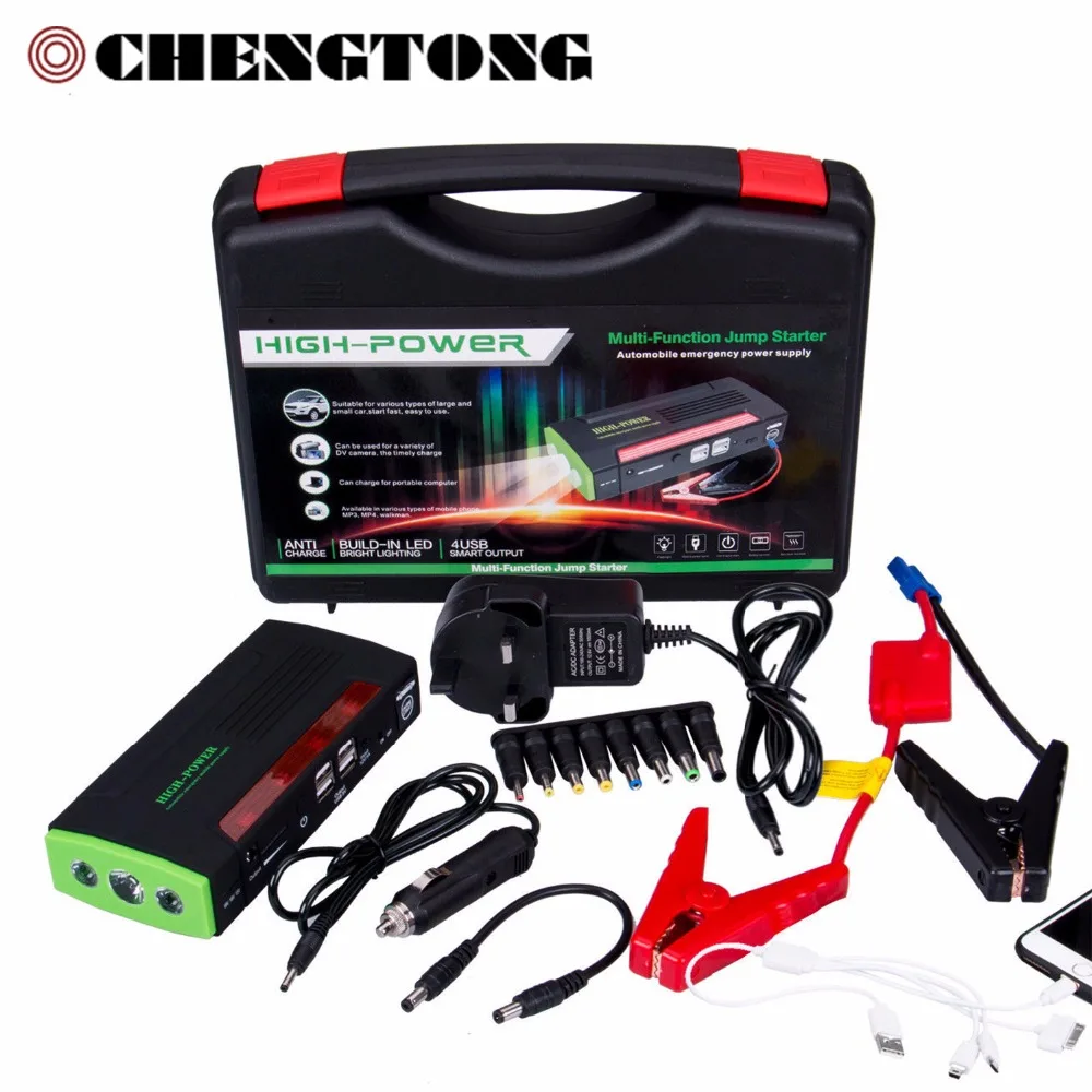 imágenes para Cargador de coche Salto de Arranque Banco Portable 12 V 4 USB coche de Refuerzo del Puente de Potencia Portátil Teléfono Móvil Cargador de Batería del Banco CS004 imágenes para Cargador de coche Salto de Arranque Banco Portable 12 V 4 USB coche de Refuerzo del Puente de Potencia Portátil Teléfono Móvil Cargador de Batería del Banco CS004