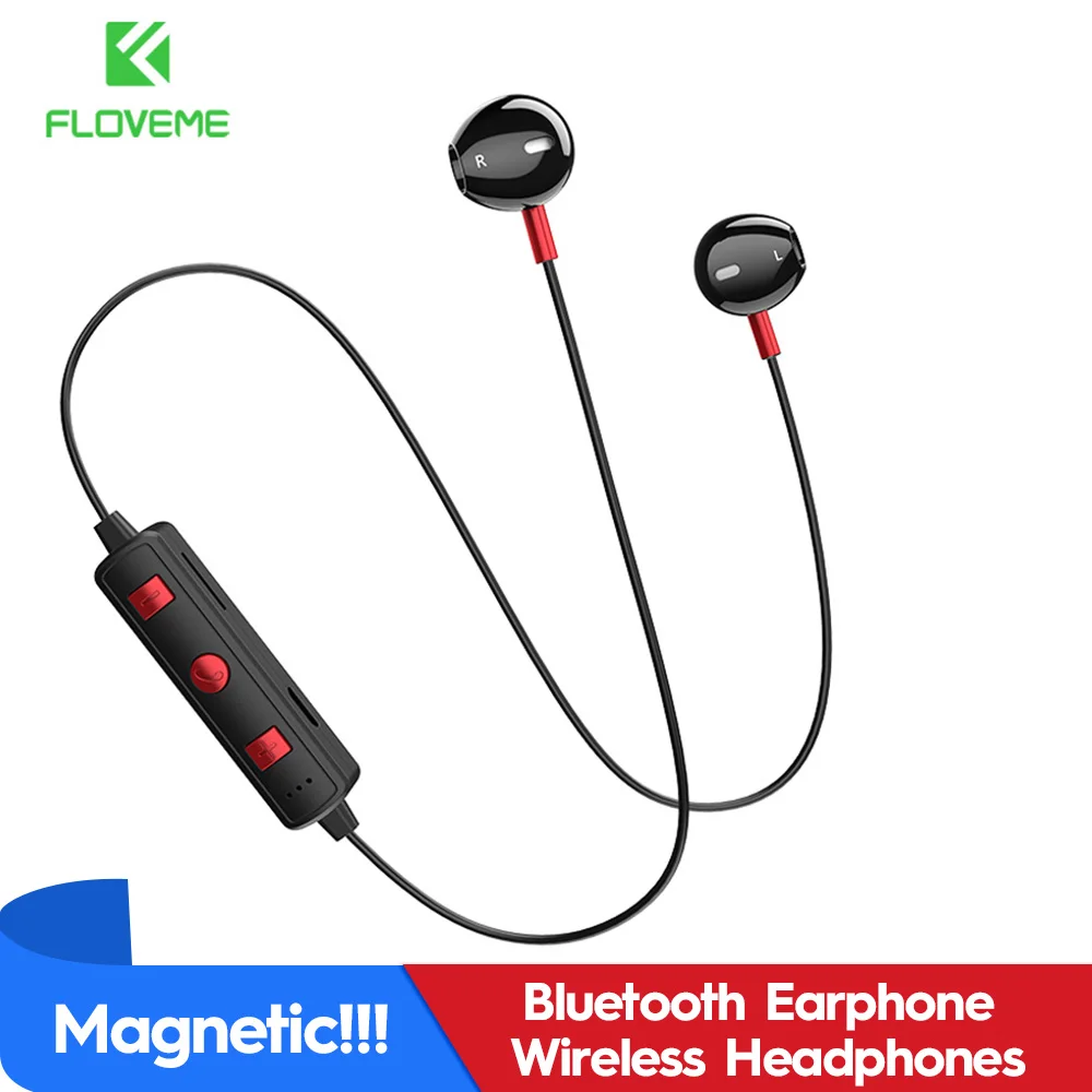 FLOVEME Bluetooth Wireless Earphone For iPhone 7 8 X XS MAX XR Bluetooth Headset Stereo Headphone For Samsung J5 J7 for Huawei