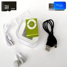 4 ГБ коробка для карт памяти Mp3 плеер мини Mp3 Mususic плеер Micro TF слот для карт USB MP3 S порт плеер USB порт с наушниками