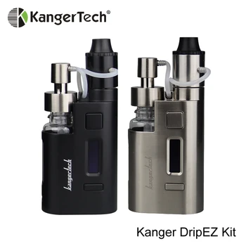 

Factory Price Kanger DripEZ Starter Kit Dripbox EZ 80W Box Mod Electronic Cigarette 0.3ohm Coil RBA Kangertech Drip EZ Vape Kit