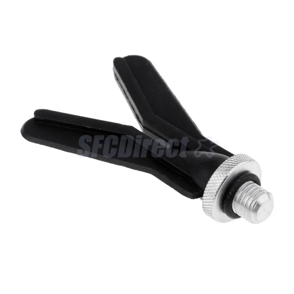 Plastic Fishing Rod Stent Rest V head Fising Grip M3/8 Thread Connector for Carp Fishing, 6 Models
