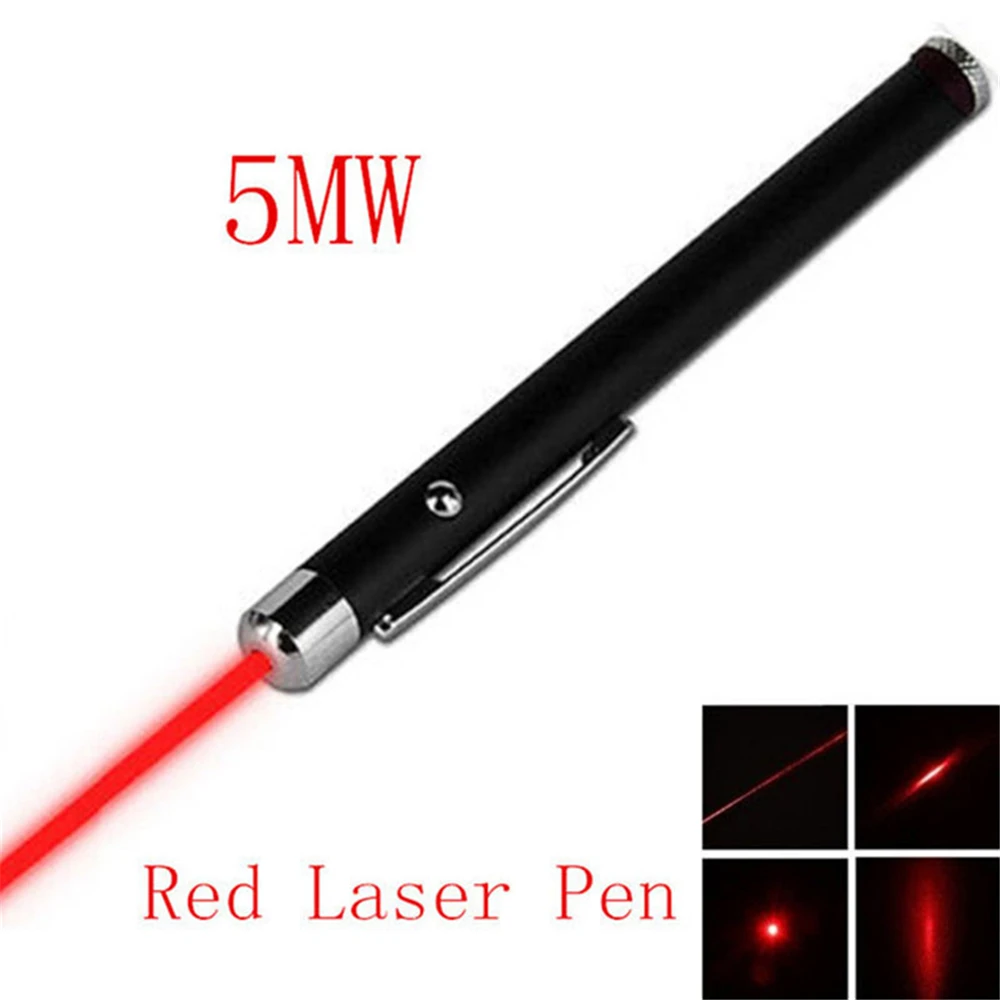 Портативная красная лазерная указка ручка луч света 5 МВт 650нм Professional High power Single Dot Laser Pointer School