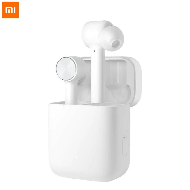 Оригинальные беспроводные bluetooth-наушники Xiaomi Air TWS с активным шумоподавлением, смарт-сенсорные двусторонние звонки, водонепроницаемые