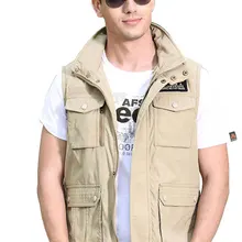 Высокое качество мужской бренд жилеты M~ 3XL куртки без рукавов хлопок прямой мужской, большого размера жилеты быстрый сухой жилет