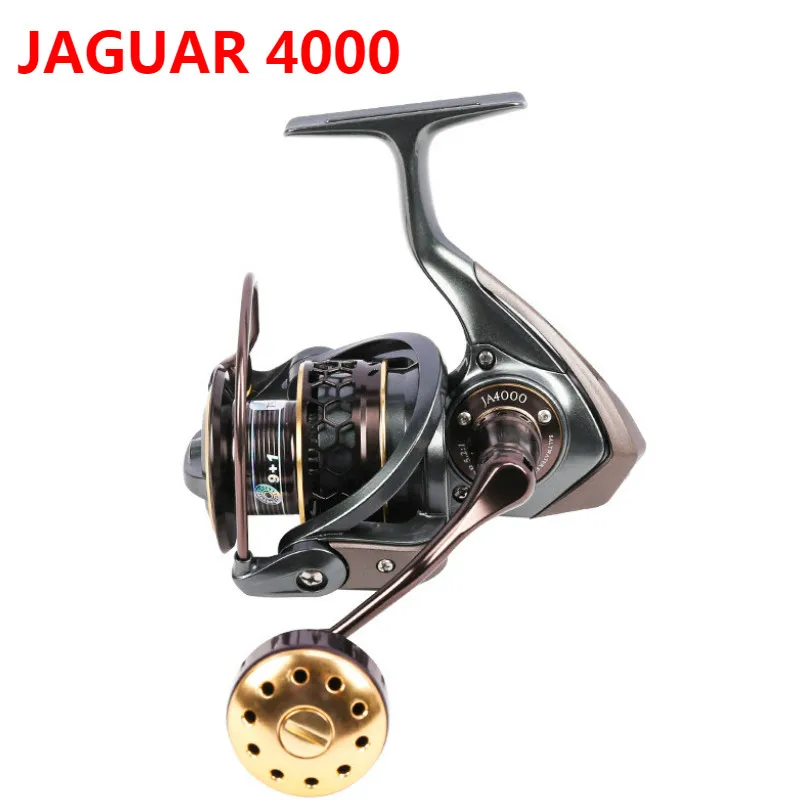 TSURINOYA Jaguar 1000 2000 3000 4000 5000 спиннинг рыболовная катушка 9+ 1BB. 2:1 4 кг двойная металлическая катушка; приманка катушка мулине