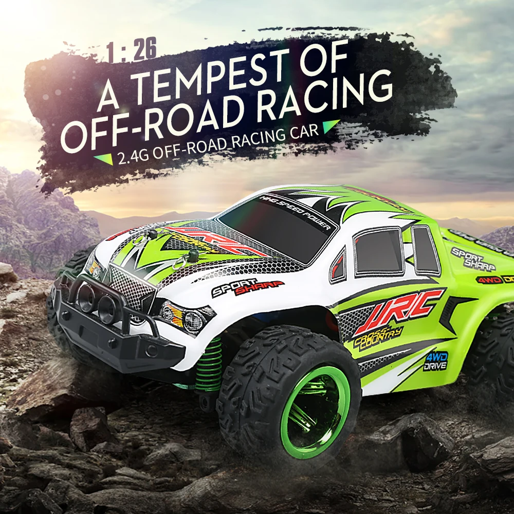 

JJRC Q35 2.4G R/C 4WD 1/26 30+km/h Monster RC Car VS Q36 Q39 Q40 WLtoys 12428 REMO 1631 for Kids Christmas Birthday Gift