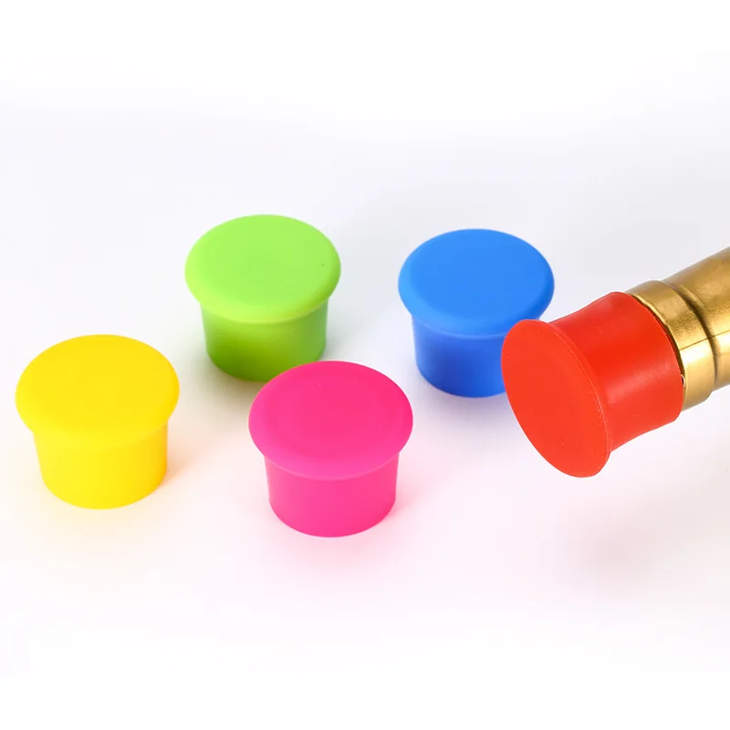 

1piece Reusable Silicone Beer Top Bottle Caps Eco Friendly Reutilizable Silicone Wine Stoppers Leak Free Bottle Sealer