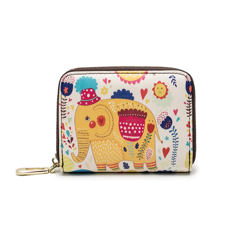 

Cute Cartoon Printed id Card Wallet Case Credit Card Holder 11 Cards Slots High Quality