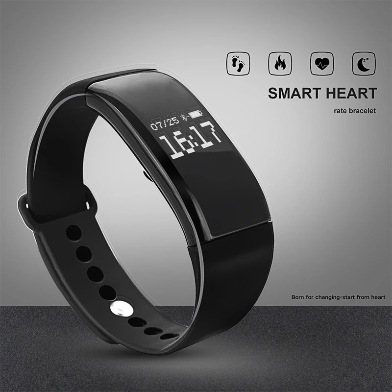 Sanwo Bluetooth Smart Wristbands Sleep Heart Rate Fitness Tracker Activity Wristband Sports Bracelet