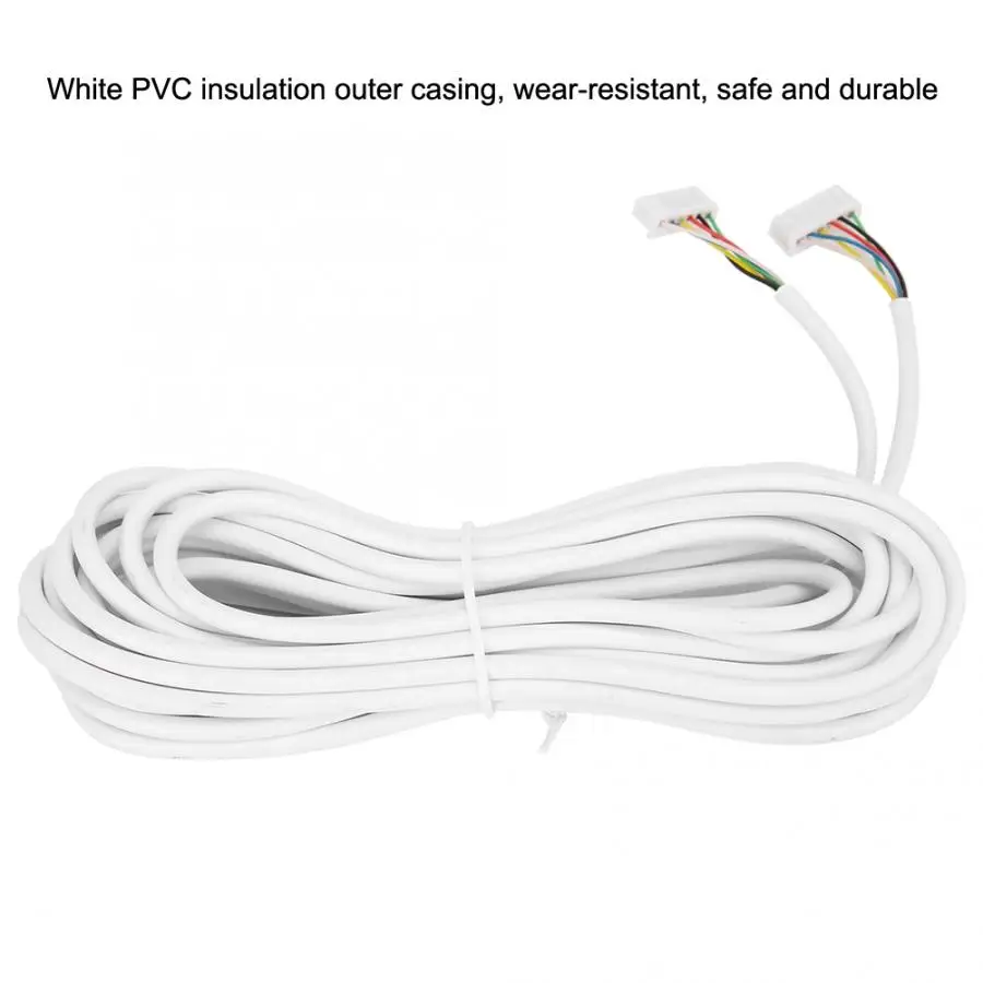 

6 Core 10m Round Flexible Copper Cable For Video Door Phone System