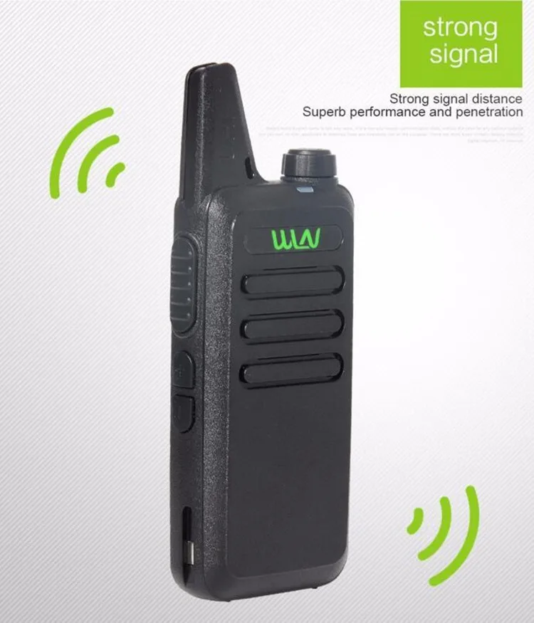 2 шт. портативное радио WLN KD-C1 мини Wiress Walkie Talkie UHF Портативное двухстороннее CB радио коммуникатор рация