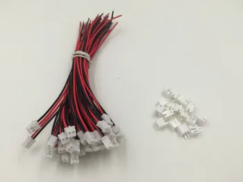 

20 SETS Mini Micro JST 2.0 PH 2-Pin Connector plug with Wires Cables 120MM Factory Directly Wholesale Customer-made OEM Hot