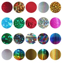 Последние 46 цветов Вселенная Harajuku Звезда стикеры 3D на ногти Nail Art Фольга пастеры Лазерная металлическая обертка 120 шт/партия