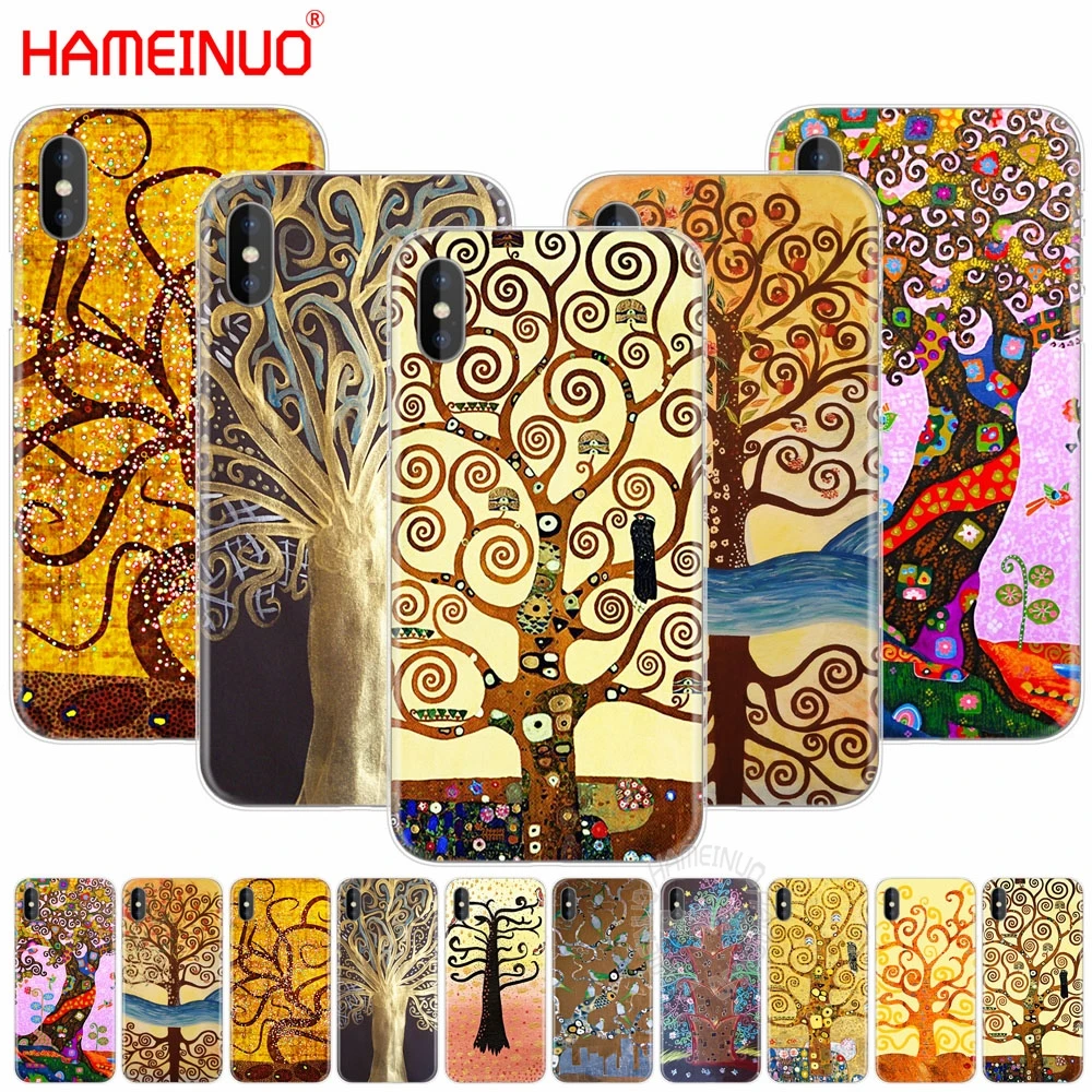 Чехол для телефона HAMEINUO Gustav Klimt Tree of life чехол iphone X 8 7 6 4 5 6s SE 5c plus|Бамперы| |