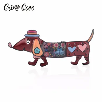 

Cring CoCo Red Brooch Pin Animal Enamel Brooches For Women And Men Alloy Metal Banquet Weddings Brooches Pins Gifts